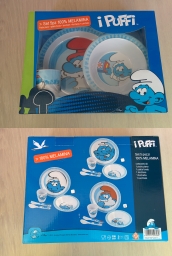 Set en mélamine Schtroumpf