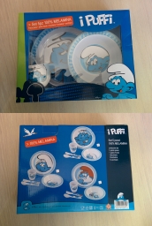 Set en mélamine Schtroumpf