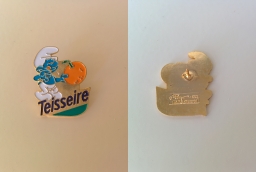 Pin's Teisseire - Schtroumpf à l'orange