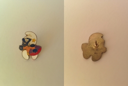 Pin's Schtroumpf - Football américain