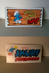 Smurf Supercards 33 - Whistle while you Smurf