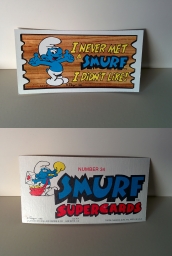 Smurf Supercards 34 - I never met a Smurf I didn't like !