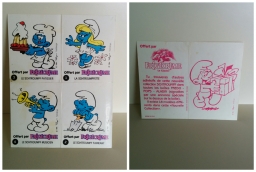 Autocollants Schtroumpfs