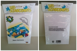 Carte d'anniversaire musicale Schtroumpf magicien