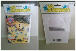 Carte d'anniversaire musicale Schtroumpfs qui se détendent