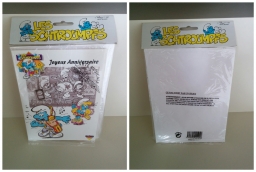 Carte d'anniversaire musicale Schtroumpf Party