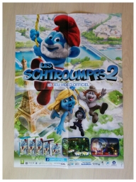 Affiche jeux vidéo Les Schtroumpfs 2