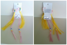 Tresses pour cheveux Schtroumpfette