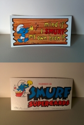 Smurf Supercards 39 - Mind if I Smurf my own horn ?