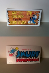 Smurf Supercards 49 of - Wait till tomorrow if you think today is bad
