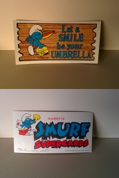 Smurf Supercards 50 - Let a smile be your umbrella