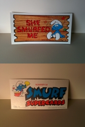 Smurf Supercards 54 - She Smurfed me