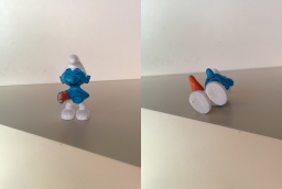Kinder Schtroumpf avec salière