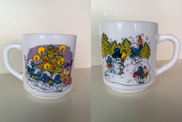 Mug Benedictin (1986) - Noël Schtroumpf - Bonhomme de neige