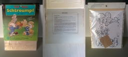 Kit bois n°3 - Schtroumpf & Schtroumpfette