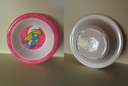 Assiette en plastique - Schtroumpfette