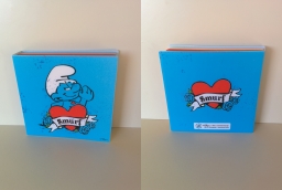 Bloc notes - Schtroumpf Costaud