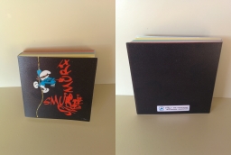 Bloc notes - Schtroumpf qui tag