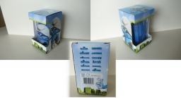 Verre Schtroumpf à Lunettes