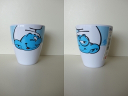 Gobelet en plastique - Schtroumpf & Schtroumpf à Lunettes