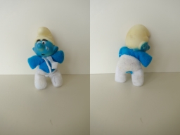 Mini mascotte - Schtroumpf qui pleure