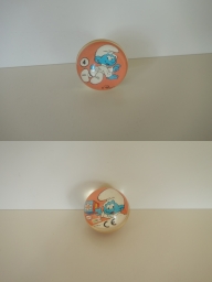 Cora / Match - Balle rebondissante n°4 - Bébé Schtroumpf