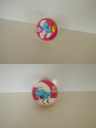 Cora / Match - Balle rebondissante n°6 - Schtroumpf Farceur