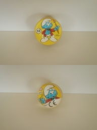 Cora / Match - Balle rebondissante n°15 - Schtroumpf Peintre