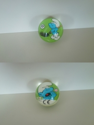 Cora / Match - Balle rebondissante n°17 - Schtroumpf Paresseux