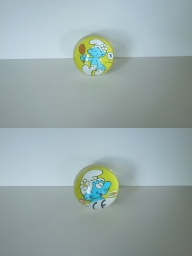 Cora / Match - Balle rebondissante n°17 - Schtroumpf Coquet