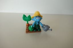 Mega Bloks - Figurine Schtroumpf Paysan avec arrosoir