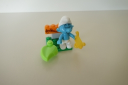 Mega Bloks - Figurine Schtroumpf Musicien avec Harpe