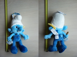 JAKKS Pacific - Peluche Schtroumpf Bricoleur