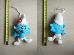 Fake - Peluche Schtroumpf Coquet à suspendre