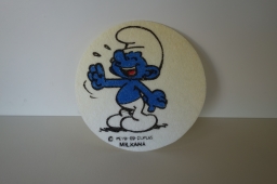 Sous-verre Schtroumpf qui rigole