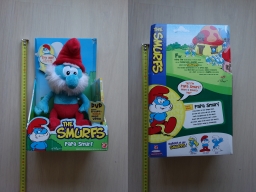 Peluche qui parle avec DVD - Grand Schtroumpf