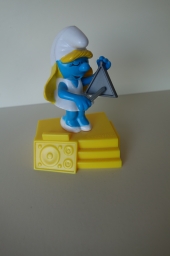 Mcdo Grèce - Jouet musical Schtroumpf Schtroumpfette au triangle