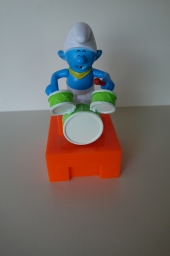 Mcdo Grèce - Jouet musical Schtroumpf à la batterie