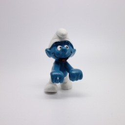 Schtroumpf avec tondeuse