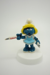 Schtroumpfette infirmière