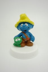 Schtroumpf Nature avec chenille