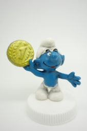 Schtroumpf avec pièce