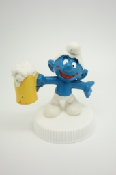 Schtroumpf avec bière