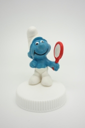 Schtroumpf coquet avec miroir
