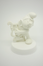 Schtroumpf avec harpe