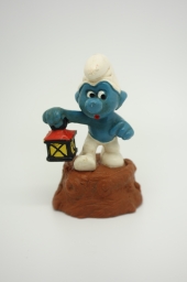 Schtroumpf avec lanterne