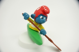 Schtroumpf avec canoë kayak