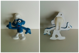 Clip Schtroumpf à lunettes