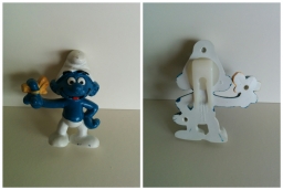 Clip Schtroumpf avec un nœud