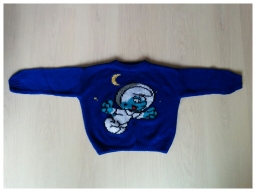 Pull enfant Cosmoschtroumpf
